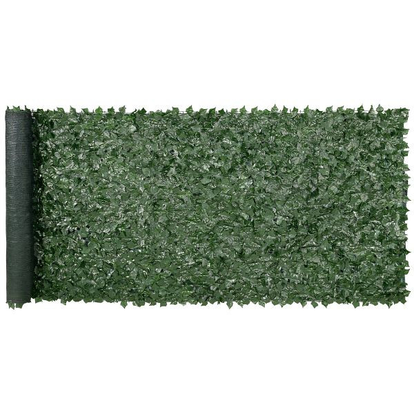 VEVOR Sichtschutzzaun aus Efeu, 1500 x 4010 mm mit Netzgeweberückseite und verstärkter Verbindung, mit Weinblättern, WLSRZZWQ1J59PISG2V0