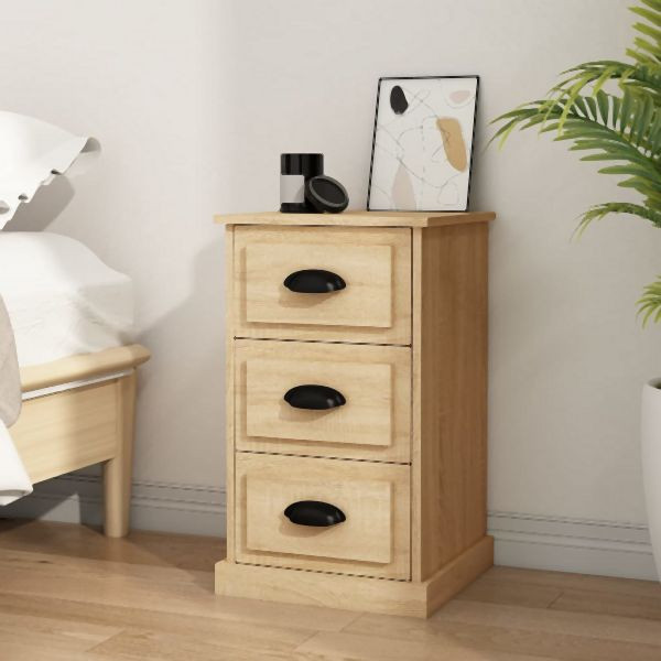 vidaXL Nachttisch Sonoma-Eiche 39x39x67 cm Holzwerkstoff, 816163