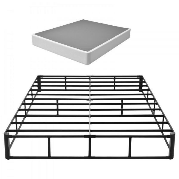 VEVOR Boxspringbettgestell 2010x1515x230mm, waschbarer Stoffbezug, Metallrahmen für Queensize, 23 cm Auflage, max. 1587,57 kg, XXDH795959IN1NTP4001V0