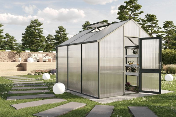 KGT Gewächshaus Modell Dahlie III, tannengrün, 24300002