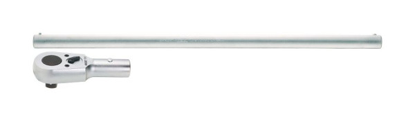 Hazet Umschalt-Knarrenkopf, mit Drehstange, Vierkant massiv 20 mm (3/4 Zoll), Anzahl Werkzeuge: 2, 1016/2