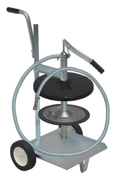 MATO centraFILL 50-M mobil manuelles Füllgerät für Zentralschmieranlagen für 50 kg Fetteimer Innen-Ø 355-387 mm, 3385101