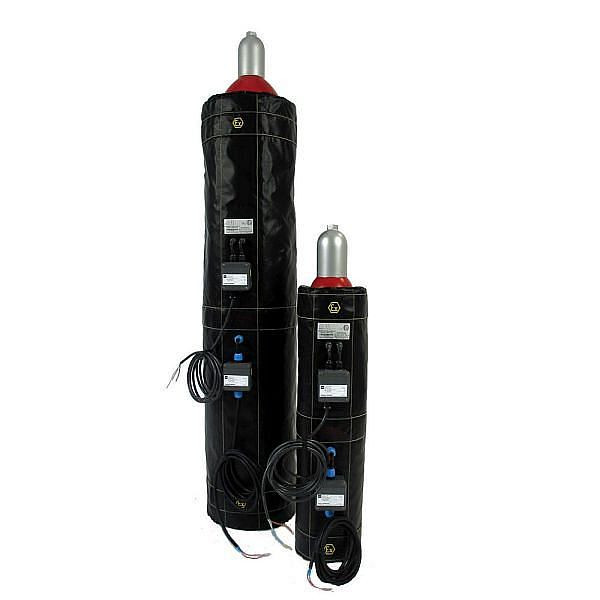 Kuhlmann Electro Heat ATEX Gasflaschenheizung 230V 850W für 79L Gasflaschen, Temperaturregler nicht im Lieferumfang enthalten, 23-4264