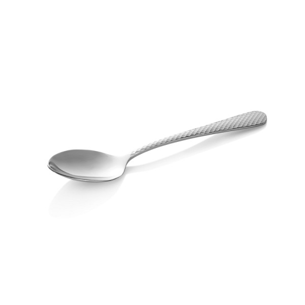 WAS Dessertlöffel Set CELESTE, 18,5 cm, mit strukturierter Oberfläche, VE: 12 Stück, Chromstahl 18/0, 294027