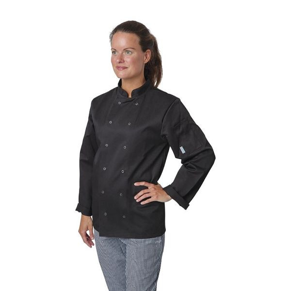 Whites Vegas Kochjacke lange Ärmel schwarz S, Unisex, A438-S