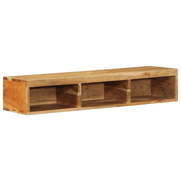 vidaXL TV-Wandschrank 100x30x19 cm Massivholz Akazie, 4017481