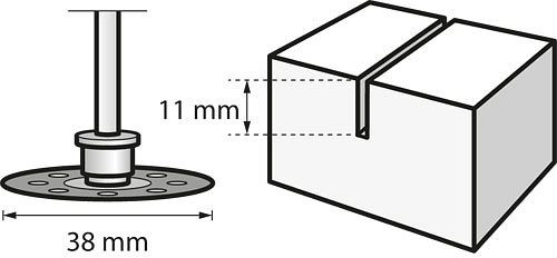 Dremel EZ SpeedClic: Diamant-Trennscheibe, 2615S545JB