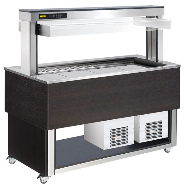 NordCap Salatbar TR-BLUE 3/1-UMLUFT, für GN 1/1-150, steckerfertig, Umluftkühlung, 434714001