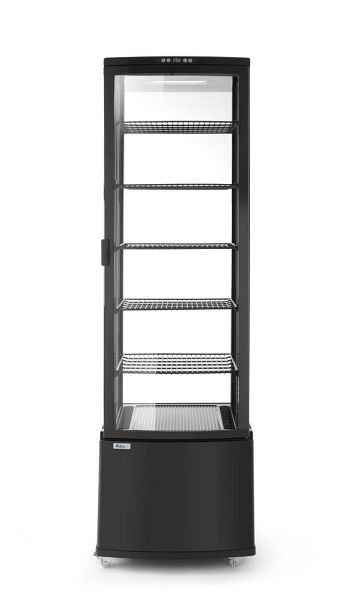 Arktic Kühlvitrine 270 Liter, LxBxH: 550x520x1870 mm, Schwarz, 233290