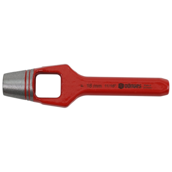 Dönges Henkellocheisen nach DIN 7200 A, rot lackiert, Durchmesser 29 mm, VE: 2 Stück, 131725