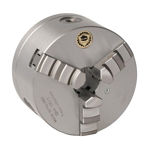 Optimum BISON Dreibacken-Drehfutter Stahl Ø 250 mm Camlock DIN ISO 702-2 Nr. 6, 3450530