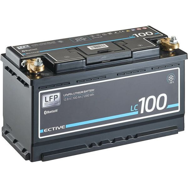 ECTIVE LC 100 LT 12V LiFePO4 Lithium Versorgungsbatterie 100 Ah, TN3642