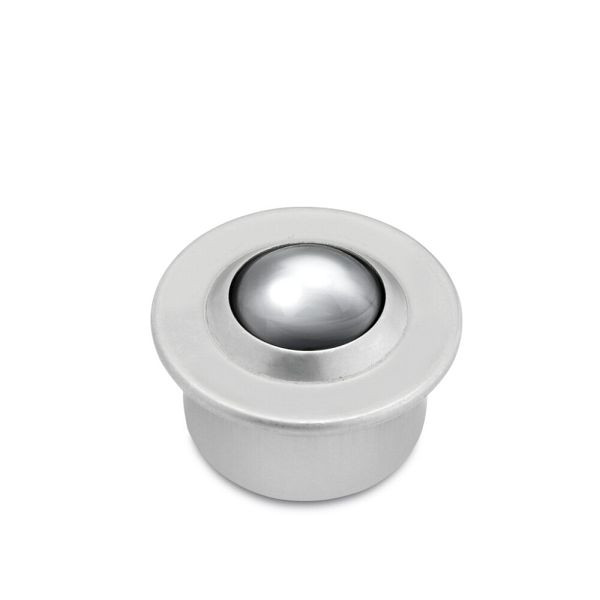 Torwegge Kugelrolle Teile verzinkt, Niro-Kugel, KR-B-22-VA, 0017492