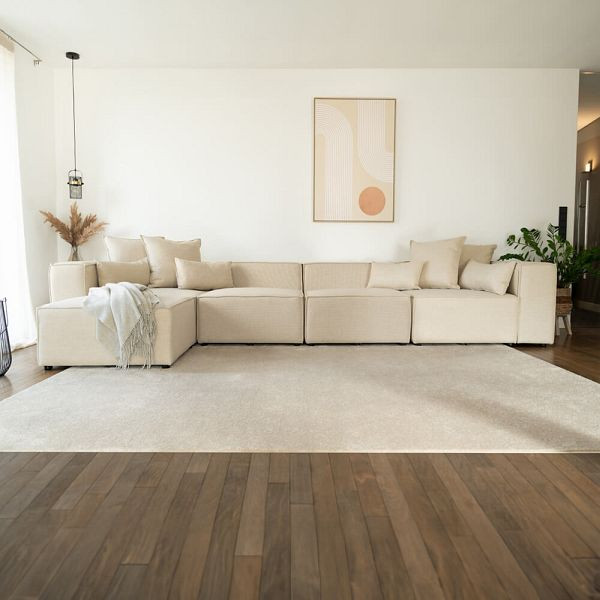 HOME DELUXE Modulares Sofa VERONA XL - 414 x 207 cm Beige, 49373