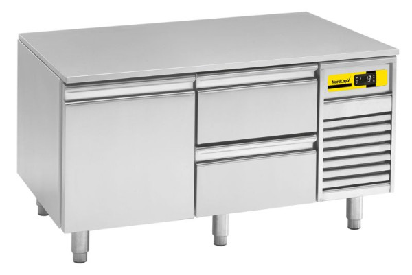 NordCap Unterbaukühltisch UKT 1ZG 2ZK, für GN 1/1, steckerfertig, Umluftkühlung, 46711113001-0-N-A2