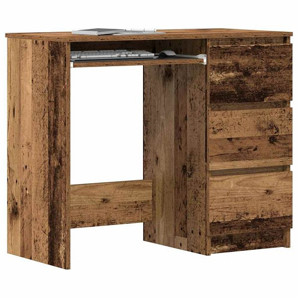 vidaXL Schreibtisch Altholz-Optik 90x45x76 cm Holzwerkstoff, 861142