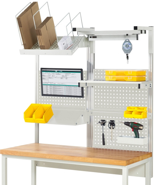 RAU System-Aufbau - Komplettset 06, für Produktbreite 1500 mm, RAL7035/RAL7035, EE-BW-KS-06-1500.12