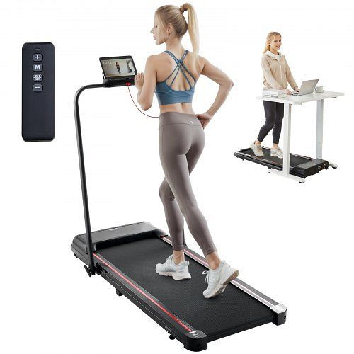 VEVOR Laufband Elektrisch Fitnessgerät Heimtrainer Griffstange 120kg 1-12km/h, EHYZBJBKPDDJLDZEKV2