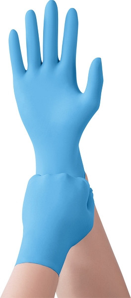 Kunzer Nitril-Einweghandschuhe blau, Größe: 8/M Dispenser-Box, VE: 100 Stück, 9NH08