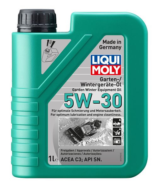 LIQUI MOLY Garten-/Wintergeräte-Öl 5W-30, Kanister Kunststoff, VE: 1 Liter, 1279