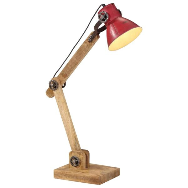 vidaXL Schreibtischlampe 25 W Rot 23x18x96 cm E27, 371841