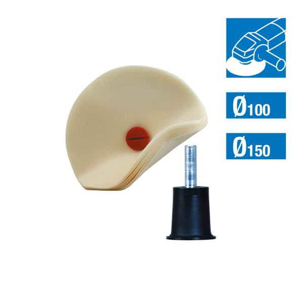 3M Scotch-Brite Kunststoffscheibe zur Folienentfernung, 150 mm, VE: 5 Scheiben, 7000045950