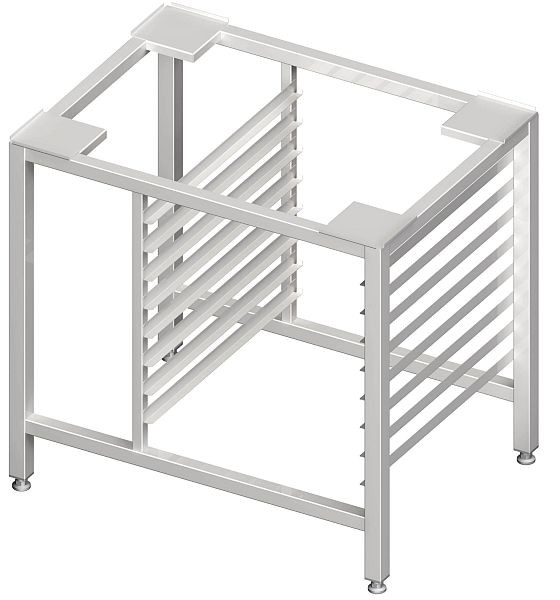 Stalgast Untergestell mit GN 1/1 Einschubschienen, 850x750x750 mm, verschweißt, VUG08701