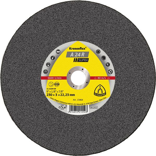 Klingspor A 24 R Trennscheiben 125 x 2,5 x 22,23 mm gerade, VE: 25 Stück, 13295