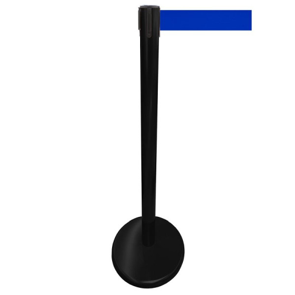 Stein HGS Personenleitsystem -P-LINE Future-, Metall/ schwarz, blau, mit Gurtendstück (Standard), Gurtlänge: 2,3 m, 12796-0202