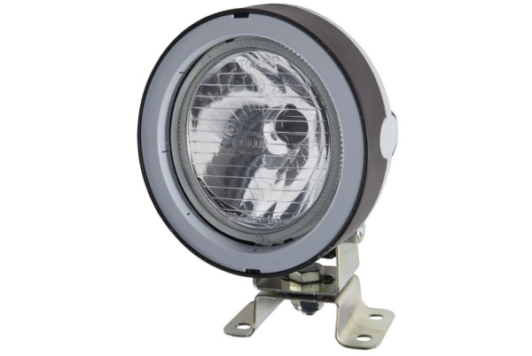 HELLA Halogen-Arbeitsscheinwerfer, Mega Beam, 12/24V, Bügelbefestigung, 4-Punkt Befestigung, weitreichende Ausleuchtung, Stecker: AMP, 1GM 996 134-071