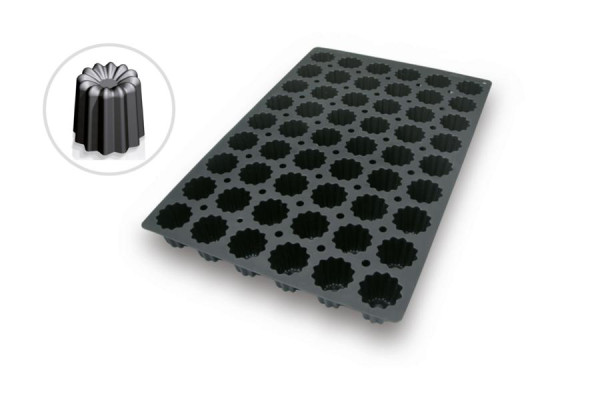 Schneider Backform aus Silikon Canelle, 40x 60 cm, Ø 56 mm, Höhe 50 mm, 115301