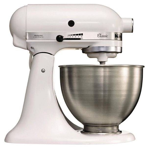 KitchenAid Classic Küchenmaschine K45 weiß 4,3L, 5K45SSEWH, J400