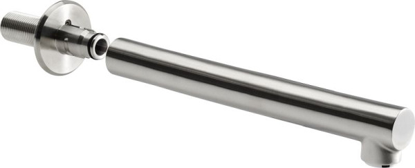 KWC Wandauslauf, Edelstahl, abnehmbar, Hinterwandmontage, Ausladung 200 mm, 90 Gr, 2030039046