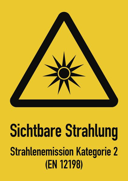 Moedel Warnzeichen - Symbol und Text nach Ihren Angaben, Kunststoff, 210x297 mm, 58326