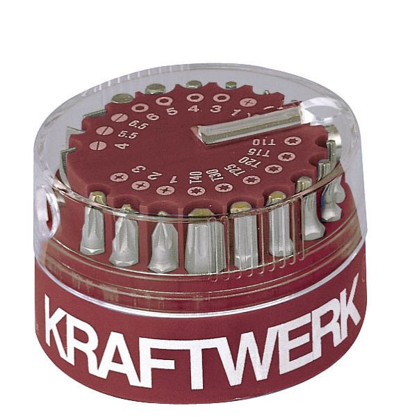 Kraftwerk 1/4" Universal-Rund-Bit Box, MAGNUM, 19tlg, 2786