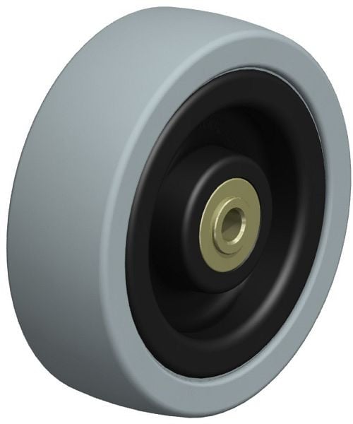 Blickle VPA 101/8K Rad aus Vollgummi, Grau, 105080