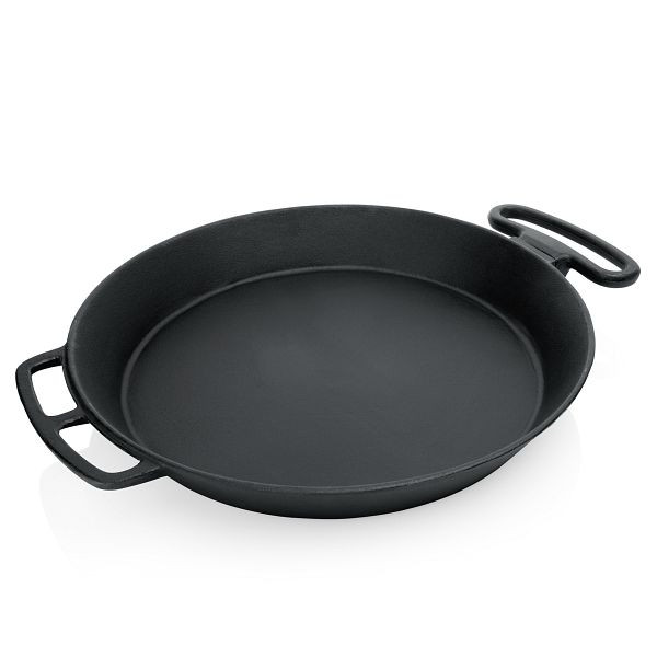 WAS Cast Iron Giant Riesenpfanne mit Doppelgriff und einem abnehmbaren, Rundgriff, Durchmesser 80 cm, Eisenguss, 5055800