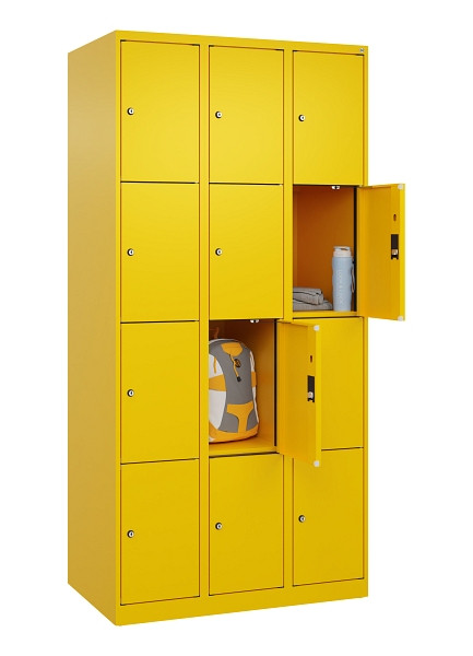 C+P Schließfachschrank Evolo PLUS, 12 Fächer, 1850x900x500mm, 1023/1023, 049000-304 S10022