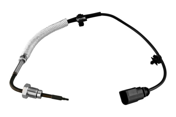 HELLA Sensor, Abgastemperatur, 2-polig, geschraubt, Kabel: 420mm, 6PT 010 376-901