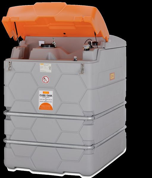 Cemo CUBE-Heizöltank 2500 l Outdoor komplett montiert, 10455