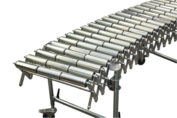 Torwegge Scherenrollenbahn mit Stahlrollen, 90606,8ST, 0014633