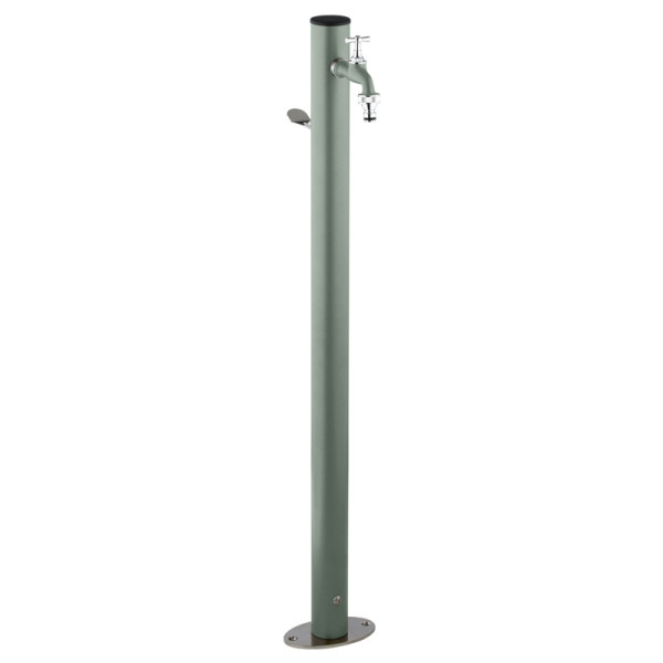 Aquapoint Loop ground, khakigrün Wasserzapfstelle Premium als Gartenstele aus Aluminium, 73425K