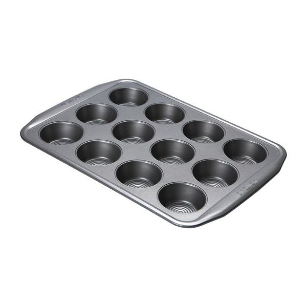 Circulon Muffinform aus Karbonstahl für 12 Muffins, DE505