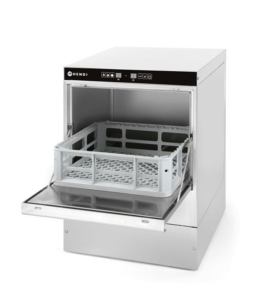 Hendi Gläserspüler K40, LxBxH: 470x510x710 mm mit Laugen- & Spülmittelpumpe, 233023