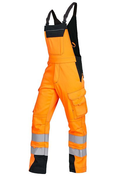 ROFA Latzhose 2352, Größe 94, Farbe 372-leuchtorange-anthrazit, 6652352-372-94