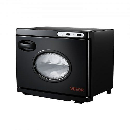 VEVOR Handtuchwärmer 23L für 36 Handtücher, Edelstahlgestell, Fenster, Heißtuchwärmer Spa/Salon, Dampf & Reinigungslampe, MJXDJEKDJRK2F5NTD001V2