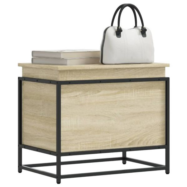 vidaXL Aufbewahrungsbox mit Deckel Sonoma 60x40x51,5 cm Holzwerkstoff, 848795