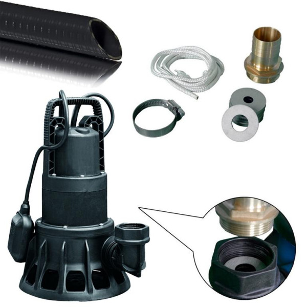HyFlow Entwässerungspaket mit definiertem Ablauf SmartLift Pro 3,2l/Sek. mit 24mm Drosselscheibe, S31088