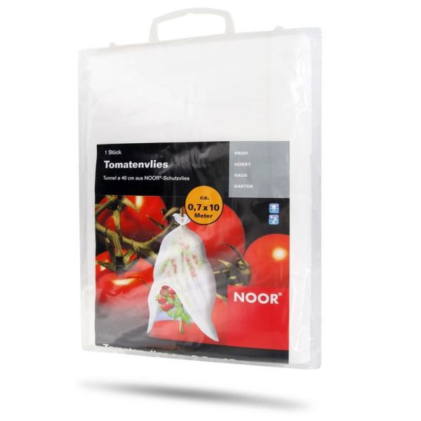 NOOR Tomatenvlies Tomatenhaube 0,7 x 10m 17 g/m² Schlauch, 011TOMTUNNEL