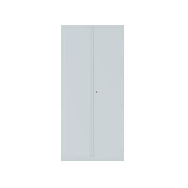 Bisley Essentials Flügeltürenschrank, Höhe 1970-1994 mm, 145 lichtgrau antibakteriell, YECB09194S145